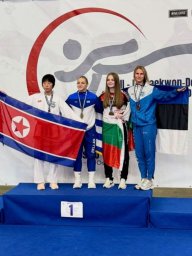 Жительница Силламяэ Инга Александрова заняла третье место на чемпионате мира по тхэквондо в Италии