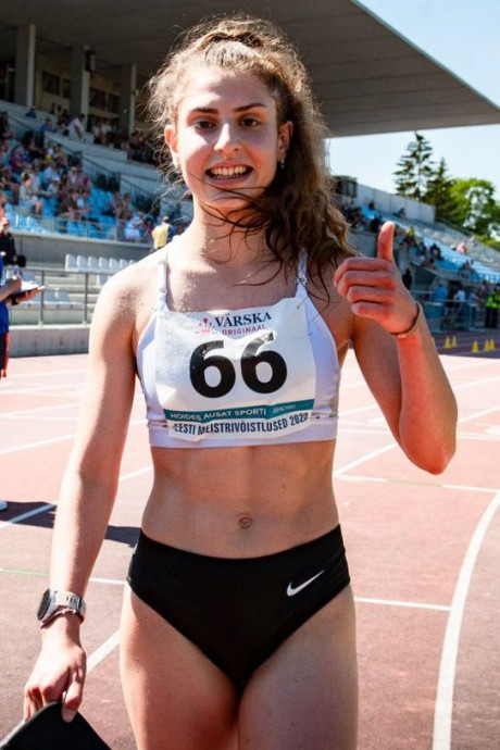 Екатерина Миротворцева записала на свое имя рекорды Эстонии по всем дистанциям ходьбы