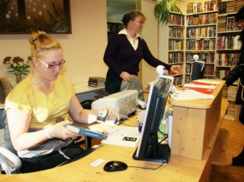 Филиал силламяэской библиотеки перешел на электронное обслуживание читателей