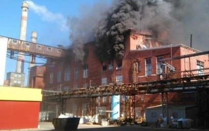 Пожар на заводе Molycorp Silmet уничтожил цех по производству редких металлов